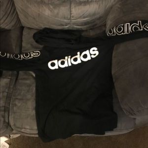 Adidas Long Steve Black And White Shirt